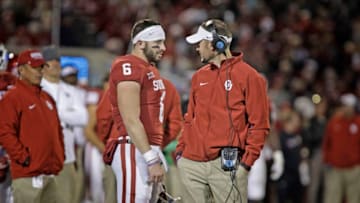 NORMAN, OK - OCTOBER 28: Quarterback Baker Mayfield