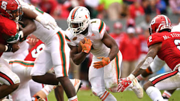RALEIGH, NC - NOVEMBER 19: Mark Walton