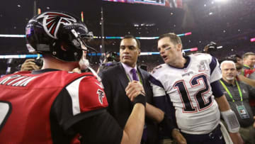 HOUSTON, TX - FEBRUARY 05: Tom Brady