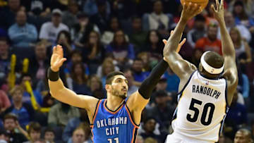 MEMPHIS, TN - APRIL 05: Enes Kanter (Photo by Frederick Breedon/Getty Images)