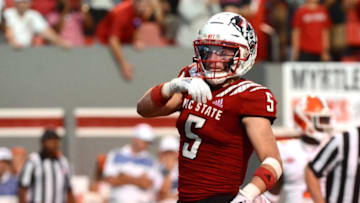 Thayer Thomas, North Carolina State Wolfpack. (Mandatory Credit: Rob Kinnan-USA TODAY Sports)