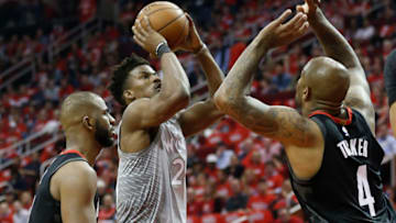 HOUSTON, TX - APRIL 18: Jimmy Butler