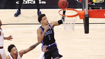 Duke basketball forward Jalen Johnson (Photo by Andy Lyons/Getty Images)