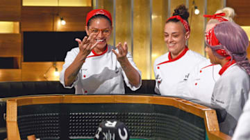 HELL'S KITCHEN: Contestants in the "Crapping Out in Hell episode of HELL'S KITCHEN airing Thursday, Feb. 25 (8:00-9:00 PM ET/PT) on FOX. CR: Scott Kirkland / FOX. © 2021 FOX MEDIA LLC.