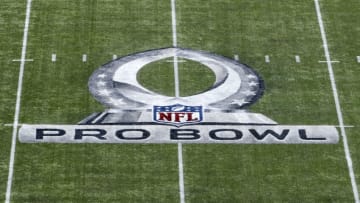 Pro Bowl Logo on the field at Camping World Stadium. (Photo by Don Juan Moore/Getty Images)