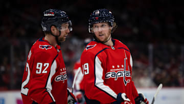 Evgeny Kuznetsov, Nicklas Backstrom, Washington Capitals (Photo by Scott Taetsch/Getty Images)