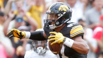 IOWA CITY, IOWA- SEPTEMBER 2: Tight end Noah Fant