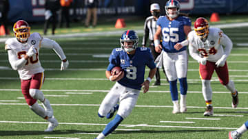 Former Duke football quarterback Daniel Jones (Mandatory Credit: Vincent Carchietta-USA TODAY Sports)