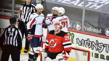 New Jersey Devils goaltender Mackenzie Blackwood: (Catalina Fragoso-USA TODAY Sports)