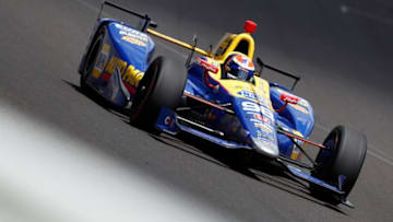 INDIANAPOLIS, IN - MAY 29: Alexander Rossi of the United States, driver of the #98 Andretti Herta Autosport Honda Dallara, in action during the 100th running of the Indianapolis 500 at Indianapolis Motorspeedway on May 29, 2016 in Indianapolis, Indiana. (Photo by Jamie Squire/Getty Images)