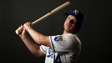 SURPRISE, ARIZONA - FEBRUARY 20: Brett Phillips #14 of the Kansas City Royals poses during Kansas City Royals Photo Day on February 20, 2020 in Surprise, Arizona. (Photo by Jamie Squire/Getty Images)