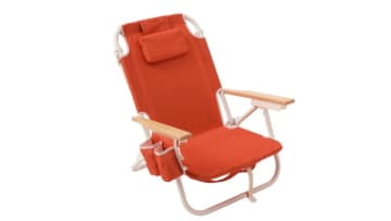 orange sunny life best beach chair
