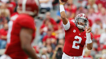 TUSCALOOSA, AL - NOVEMBER 18: Jalen Hurts