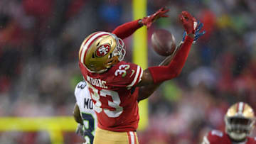 Tarvarius Moore #33 of the San Francisco 49ers (Photo by Thearon W. Henderson/Getty Images)