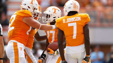 KNOXVILLE, TN - SEPTEMBER 09: Carlin Fils-Aime