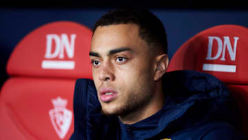 Sergino Dest of FC Barcelona. (Photo by Juan Manuel Serrano Arce/Getty Images)