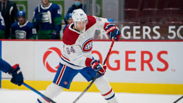 Jan 23, 2021; Vancouver, British Columbia, CAN; Montreal Canadiens Corey Perry Mandatory Credit: Bob Frid-USA TODAY Sports