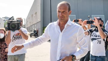 J MEDICAL, TURIN, ITALY - 2021/07/14: Massimiliano Allegri, new head coach of Juventus FC, arrives at J Medical. Juventus FC begins pre-season trainings on July 14. (Photo by Nicolò Campo/LightRocket via Getty Images)