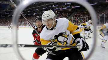 Chad Ruhwedel #2 of the Pittsburgh Penguins (Photo by Elsa/Getty Images)