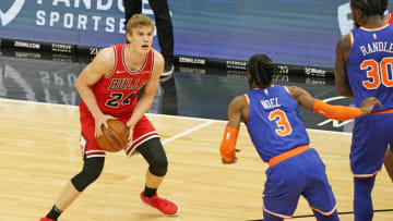 Lauri Markkanen, Chicago Bulls Mandatory Credit: Mike Dinovo-USA TODAY Sports