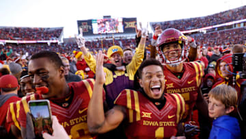 AMES, IA - OCTOBER 28: Wide receiver Deshaunte Jones