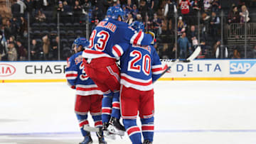 NEW YORK, NY - NOVEMBER 19: Mika Zibanejad