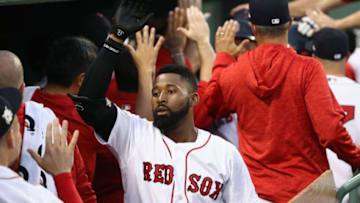 BOSTON, MA - OCTOBER 08: Jackie Bradley Jr.