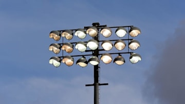 NORTHAMPTON, ENGLAND - SEPTEMBER 09: Floodlights during the Sky Bet League One match between Northampton Town and Doncaster Rovers at Sixfields on September 9, 2017 in Northampton, England. (Photo by Pete Norton/Getty Images)