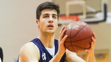 2020 NBA Draft prospect Deni Avdija participates in drills at the All-Star Borders Global Camp in February 2019. (Photo byJim Dedmon-USA TODAY Sports)