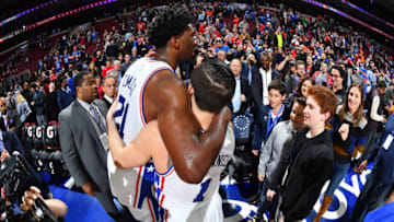 PHILADELPHIA, PA - JANUARY 18: Joel Embiid