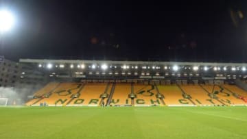 NORWICH, ENGLAND - FEBRUARY 02: A general view of the stadium prior to the Barclays Premier League match between Norwich City and Tottenham Hotspur at Carrow Road on February 2, 2016 in Norwich, England. (Photo by Tony Marshall/Getty Images)