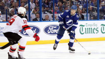 Tampa Bay Lightning defenseman Mikhail Sergachev (98): (Kim Klement-USA TODAY Sports)