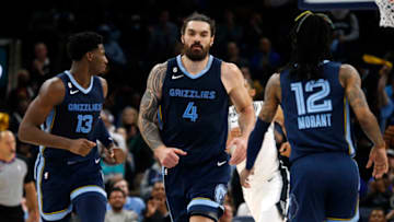 Memphis Grizzlies center Steven Adams-Mandatory Credit: Petre Thomas-USA TODAY Sports