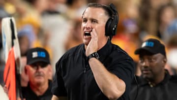 WEST LAFAYETTE, IN - AUGUST 30: Northwestern Wildcats head coach Pat Fitzgerald on the sidelines during the college football game between the Purdue Boilermakers and Northwestern Wildcats on August 30, 2018, at Ross-Ade Stadium in West Lafayette, IN. (Photo by Zach Bolinger/Icon Sportswire via Getty Images)