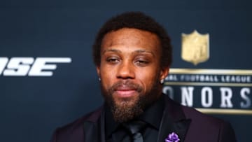 Feb 6, 2016; San Francisco, CA, USA; Kansas City Chiefs safety Eric Berry on the red carpet prior to the NFL Honors award ceremony at Bill Graham Civic Auditorium. Mandatory Credit: Mark J. Rebilas-USA TODAY Sports