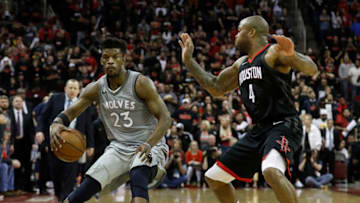HOUSTON, TX - APRIL 15: Jimmy Butler. (Photo by Tim Warner/Getty Images)