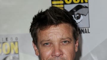 SAN DIEGO, CALIFORNIA - JULY 20: Jeremy Renner attends the Marvel Studios Panel during 2019 Comic-Con International at San Diego Convention Center on July 20, 2019 in San Diego, California. (Photo by Albert L. Ortega/Getty Images)
