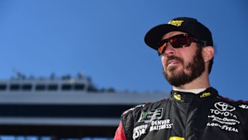 MARTINSVILLE, VA - OCTOBER 28: Martin Truex Jr., driver of the #78 5-hour ENERGY/Bass Pro Shops Toyota, looks on prior to the Monster Energy NASCAR Cup Series First Data 500 at Martinsville Speedway on October 28, 2018 in Martinsville, Virginia. (Photo by Jared C. Tilton/Getty Images)