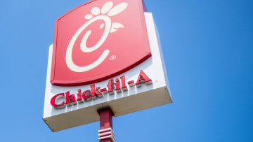 HOUSTON, TEXAS - JULY 05: A Chick-fil-A restaurant is seen on July 05, 2022 in Houston, Texas. According to an annual survey produced by the American Customer Satisfaction Index (ACSI), Chick-fil-A has maintained its position as America's favorite restaurant for the eighth straight year in a row. (Photo by Brandon Bell/Getty Images)