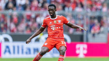 OGC Nice considering a loan move for Bayern Munich defender Tanguy Nianzou. (Photo by Boris Streubel/Getty Images)