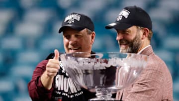 Ross Bjork, Jimbo Fisher (Photo by Michael Reaves/Getty Images)