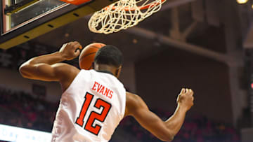 LUBBOCK, TX - FEBRUARY 07: Keenan Evans (Photo by John Weast/Getty Images)