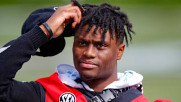 Wide receiver George Pickens. (Photo by Todd Kirkland/Getty Images)