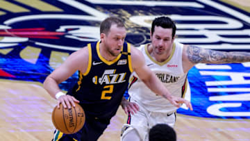 Utah Jazz guard Joe Ingles, JJ Redick (Stephen Lew-USA TODAY Sports)
