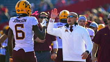 P.J. Fleck, Minnesota Golden Gophers. (Photo by Corey Perrine/Getty Images)