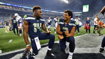 Seattle Seahawks, Russell Wilson, D.K. Metcalf (Photo by Alika Jenner/Getty Images)