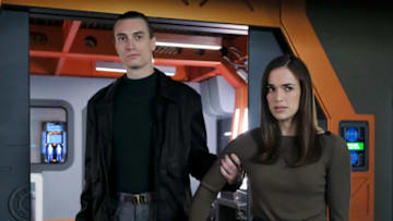 MARVEL'S AGENTS OF S.H.I.E.L.D. -"Stolen" Ð After EnochÕs sacrifice propelled them out of the time storm, the team arrives back in 1983 where Nathanial and Kora are hard at work building an army of hand-selected anarchist Inhumans at Afterlife. When the agents split up to cover more ground, Daisy is tasked with protecting Jiaying and is compelled to confront her mother for the first time since her death; while the others quickly learn theyÕll need to face yet another supercharged former enemy in order to stop Malick on "MarvelÕs Agents of S.H.I.E.L.D.," airing WEDNESDAY, JULY 29 (10:00Ð11:00 p.m. EDT), on ABC. - (ABC/Jessica Brooks)ELIZABETH HENSTRIDGE