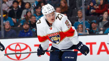 SAN JOSE, CA - FEBRUARY 15: Nick Bjugstad