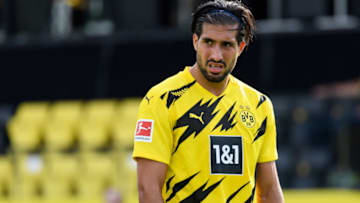 Emre Can of Borussia Dortmund looks on (Photo by Alex Gottschalk/DeFodi Images via Getty Images)