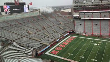 Memorial Stadium in Lincoln, Neb., hours before kickoff of the 2019 Heroes Game between Iowa and Nebraska.Memorialstadium